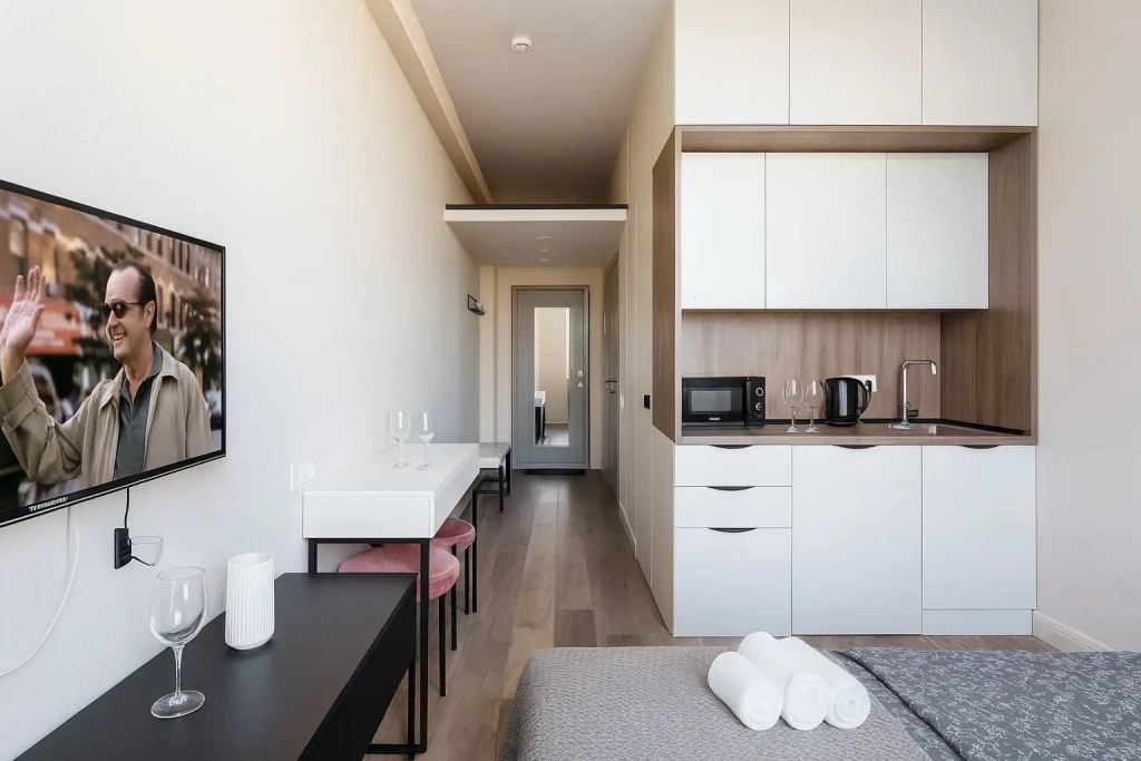 Апартаменты Студия с Видом на Город BestFlat24 Шереметьевская 85с2 — фото
