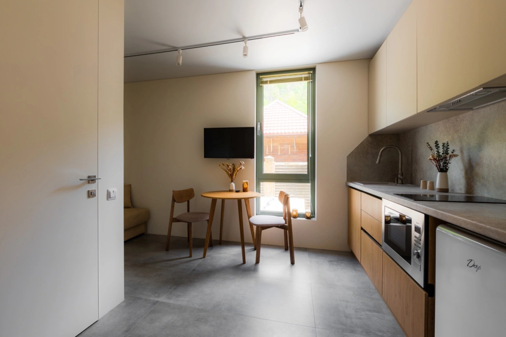 Номер Standard с красивым видом из окна в Куб Грин