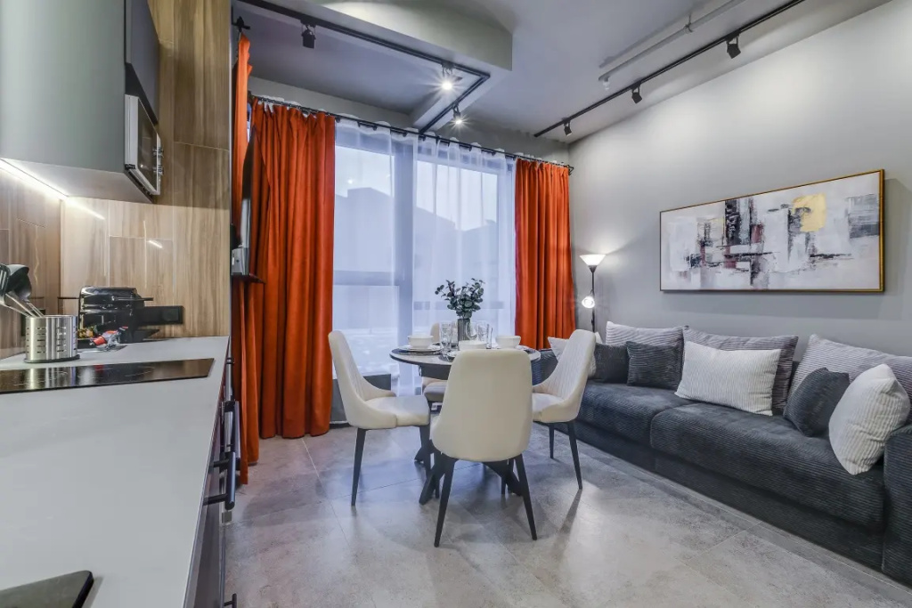 Отель Апартаменты Премиум с Видом на Город Business Apartments в Москве