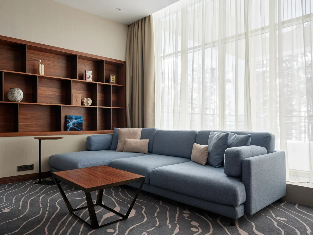 Burduguz Hotel Room Type - With Terrace in New Building Baikal Double Junior Suite with view full double bed