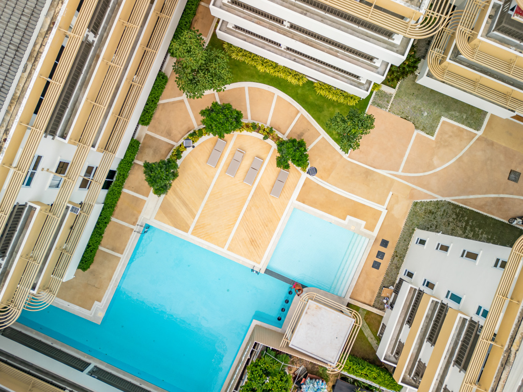S kukhney v Novom Kondo Okolo Plyazha Lamai (D103) Apartments