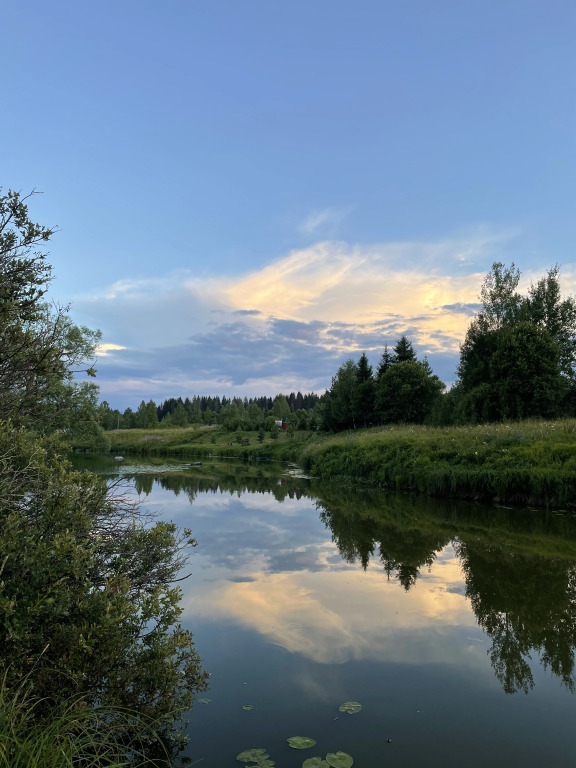 Коттедж с красивым видом из окна в Ракита