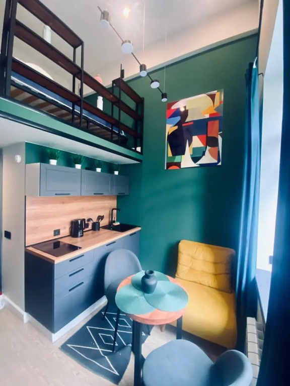 Апартаменты New Scandi Green на Тульской — фото