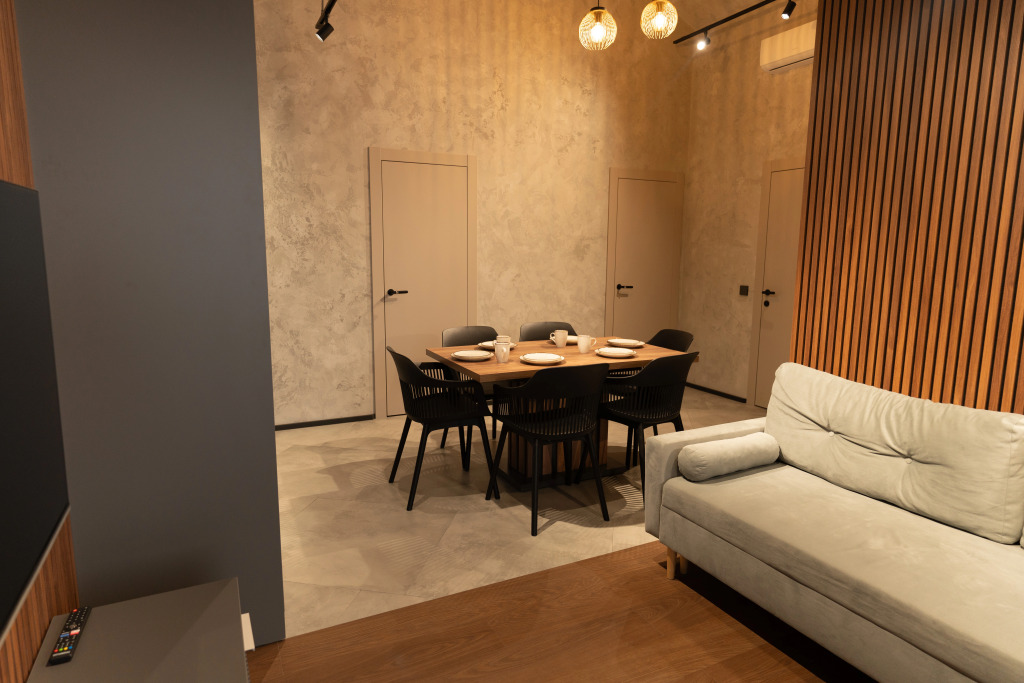 Коттедж с 2 комнатами с балконом и с видом на внутренний двор в Куршавель