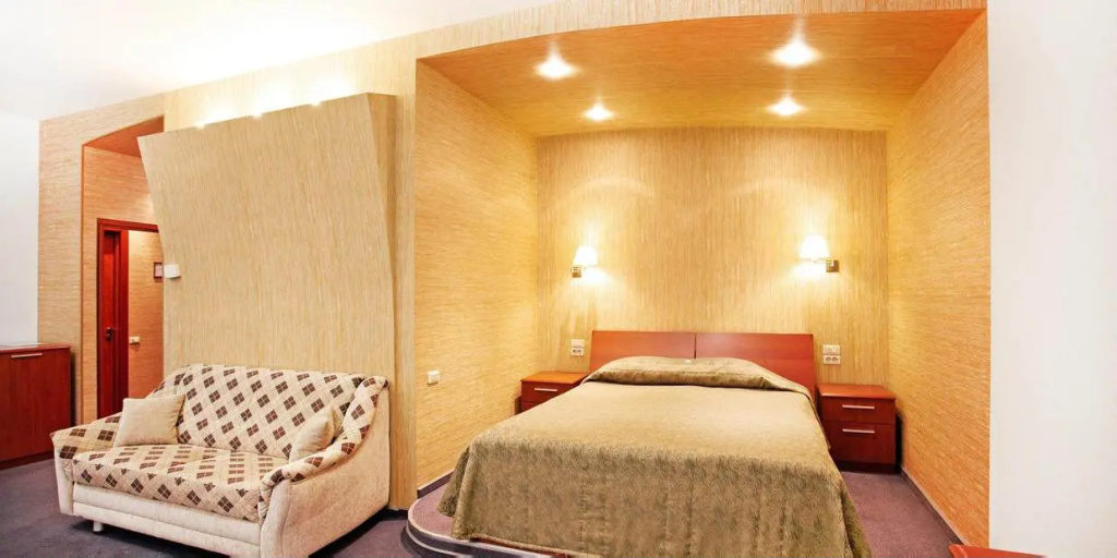 Hotel Avrora Room Type - Superior Double room with city view full double bed