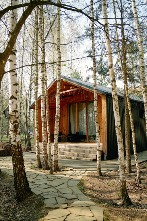 Russian Steam Room and Terrace Double Cottage (full double bed)