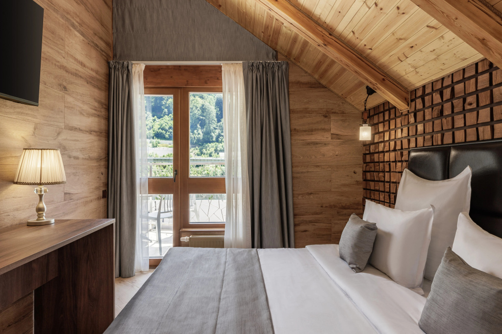 Stellar Collection Chalet Krasnaya Polyana Room Type - Double Apartment with balcony and with mountain view full double bed