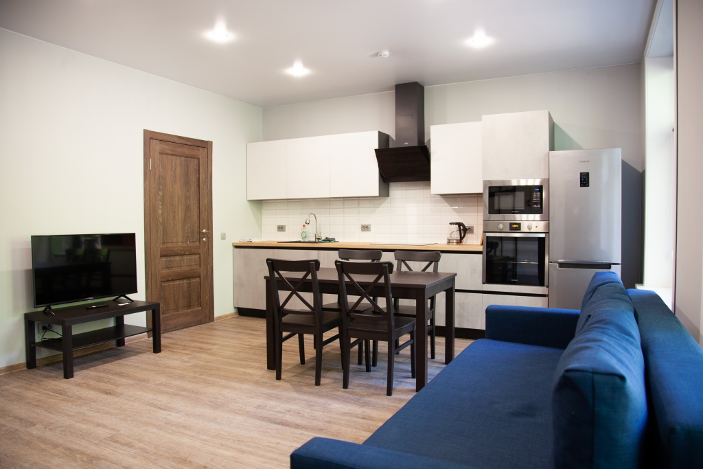 Belyij Sneg - White Snow Hotel Room Type - 2nd floor Double Studio Apartment full double bed