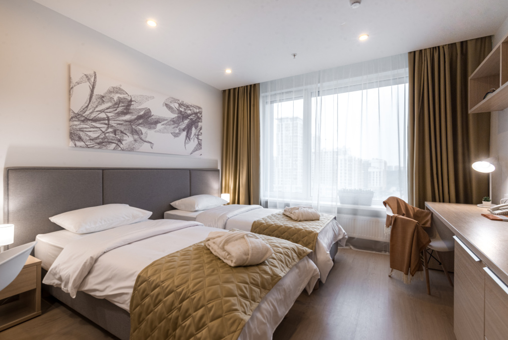 Apart-Hotel Yes Botanica Room Type - Standard Double Apartment twin beds
