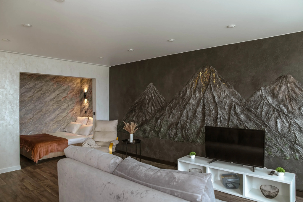 Апартаменты SAS 1-к Вулканическая Панорама с Видом на Вулканы и город - фото 9