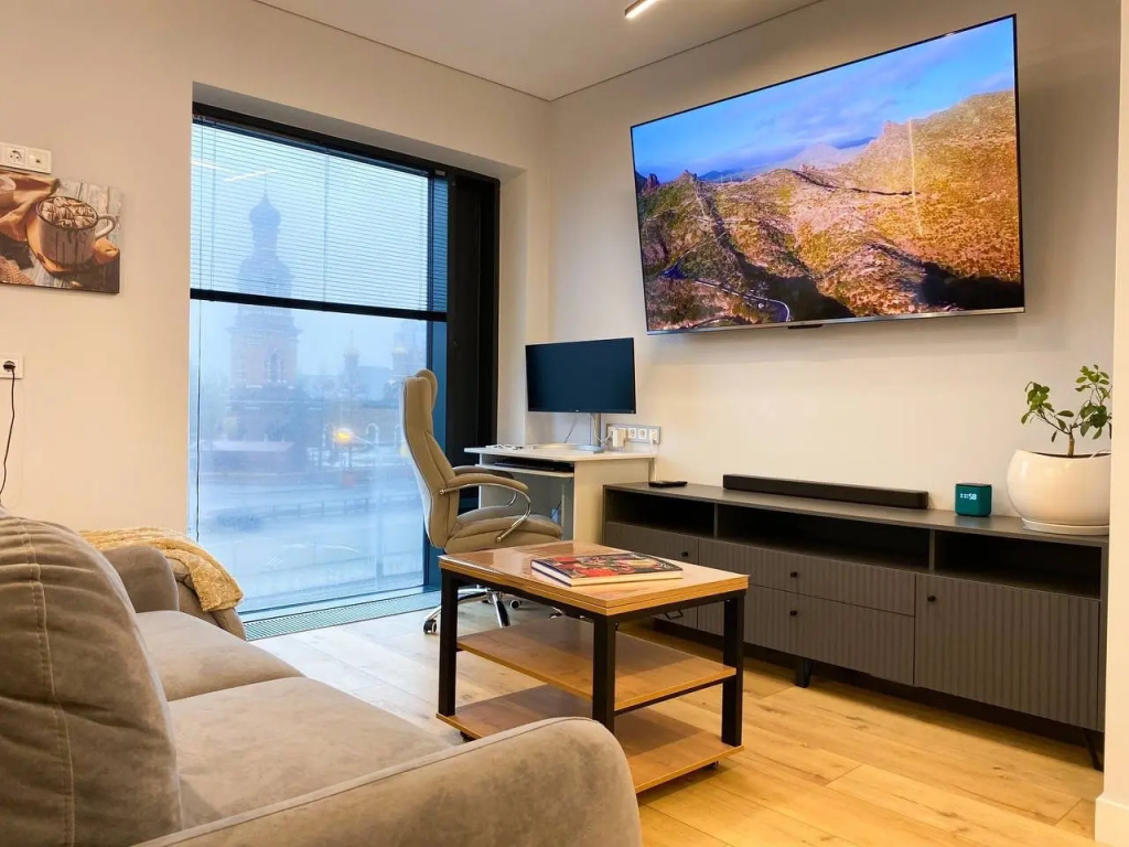 Отель Квартира KatrinRent Business Family Suite с Панорамными Окнами в Москве