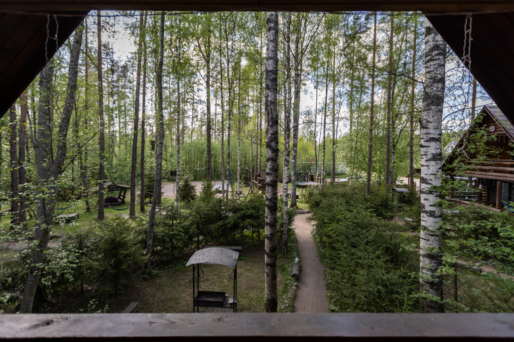 Коттедж Дуплекс с красивым видом из окна в Коробок-Хуторок