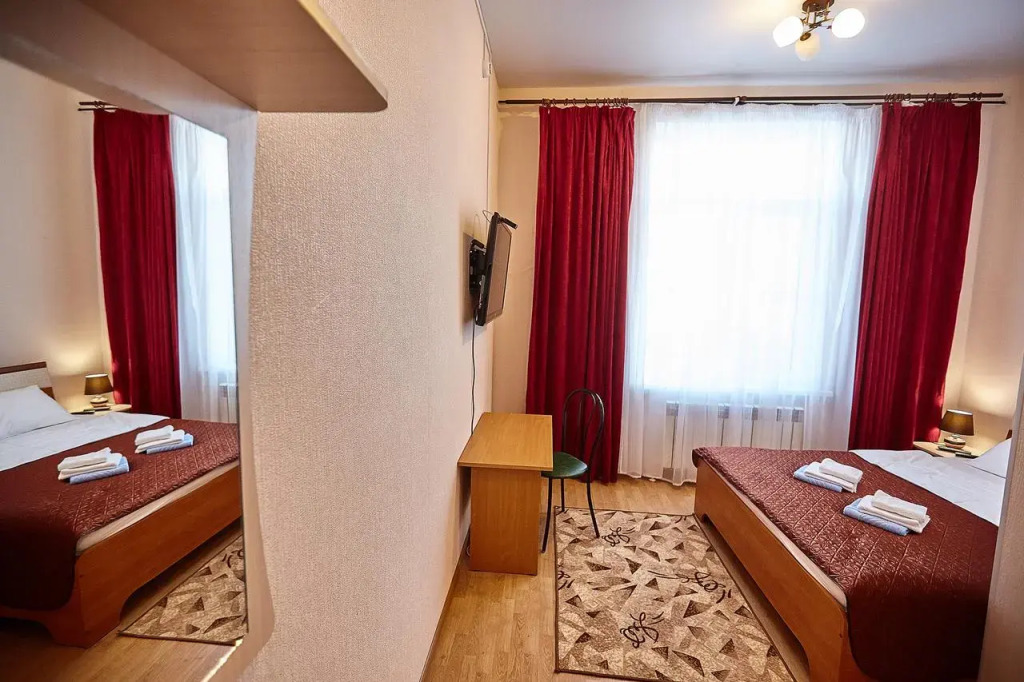 Двухместный номер Standard с видом на внутренний двор двуспальная кровать в Оазис