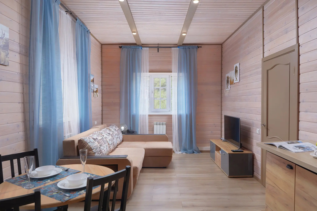 2 room Standard Seaman with Sauna Double room with view (full double bed)