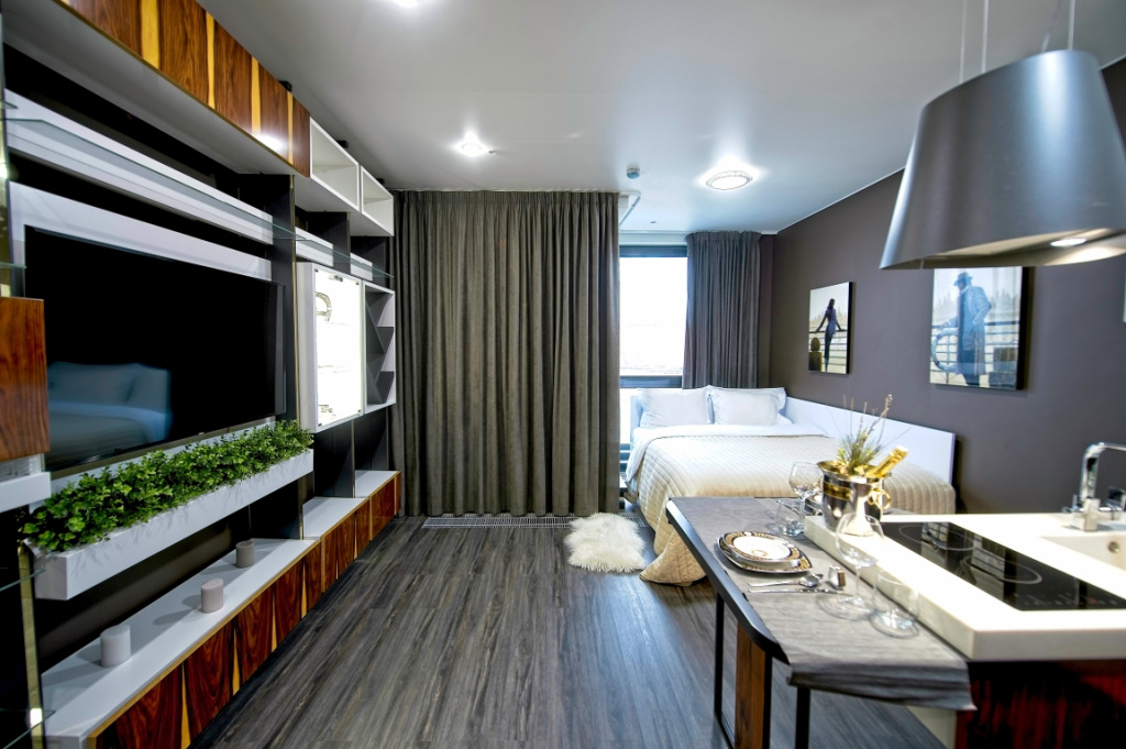 Отель Апартаменты с Балконом и Видом на Город Elite Apartments в Москве