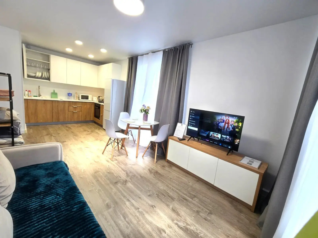 Квартира Роскошная евродвушка DeluxeApart на Новой Риге — фото