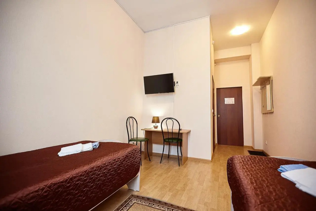 Двухместный номер Standard c 1 комнатой с видом на внутренний двор 2 отдельные кровати в Оазис