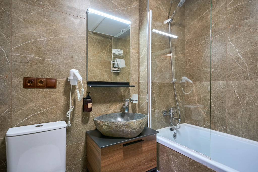 Четырёхместная студия с мини-кухней с балконом в Астра де Роза