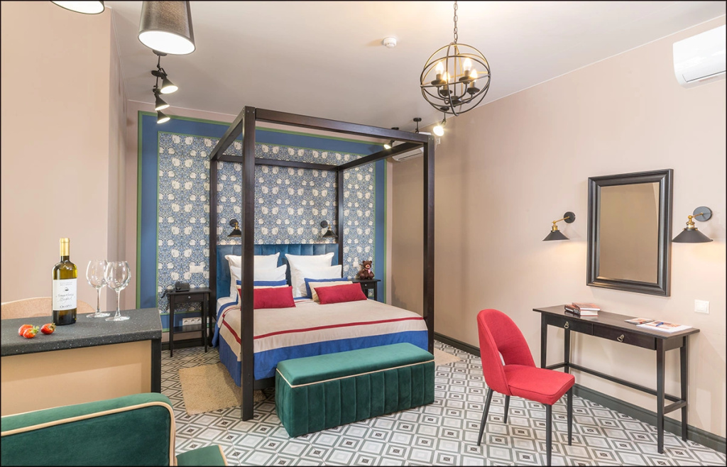 Albatros GC Hotel Room Type - Double Studio with balcony full double bed