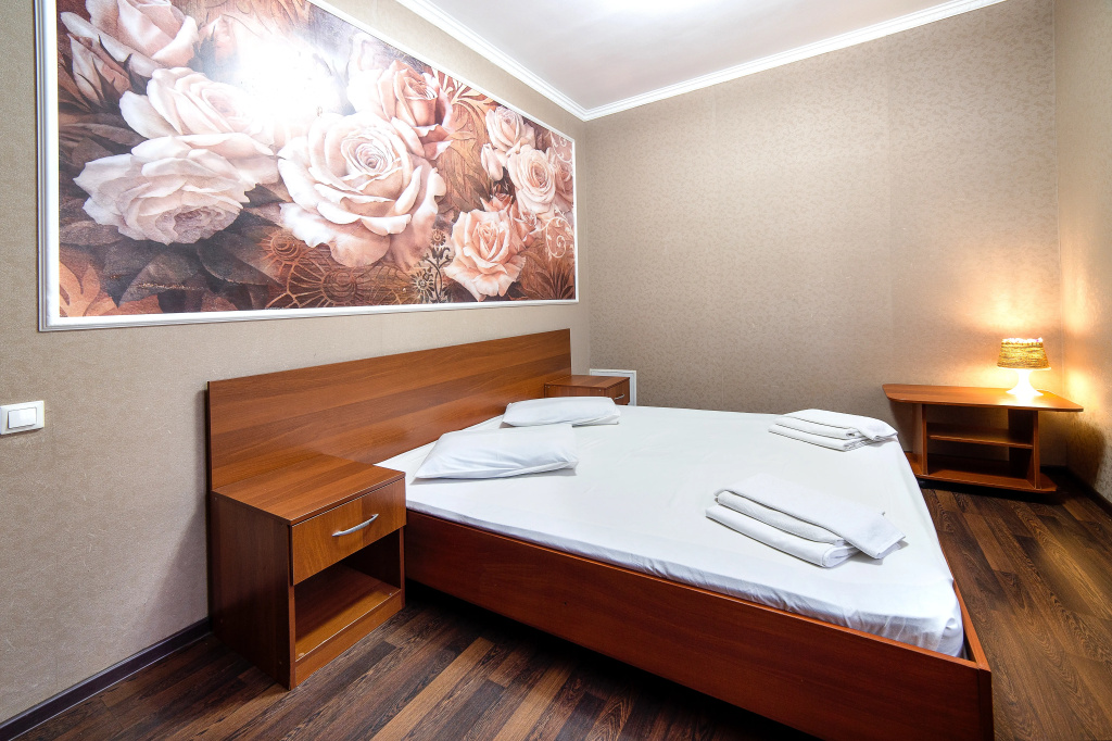Double room with courtyard view (full double bed)