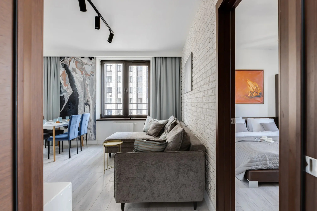 Отель Апартаменты SMART LOFTS | Art Lounge | 2 спальни и гостиная | ЖК бизнес-класса рядом с метро в Москве