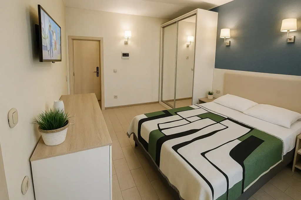 Standard Double room beachfront (full double bed)