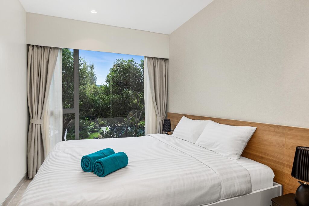 Апартаменты с 2 комнатами с балконом в Апарт-отель Laguna Lakeside BangTao by My Home Phuket