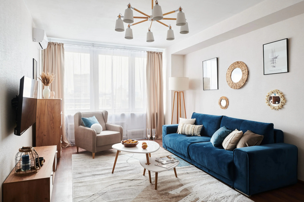 Квартира GM Apartments Стильная Трехкомнатная с видом на Новый Арбат — фото