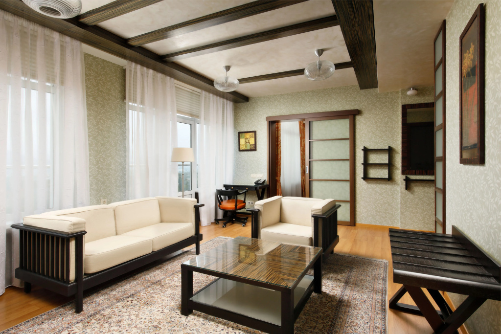 Beshtau Hotel Room Type - Deluxe Double room with balcony full double bed