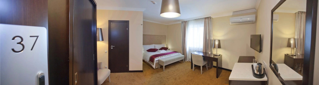 Butik Hotel TISHINA Room Type - Standard Double room with city view full double bed