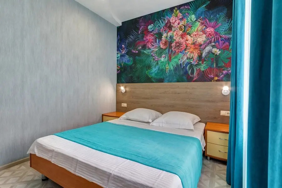 Трёхместные Апартаменты студио с балконом и с видом на горы в Парк-сити