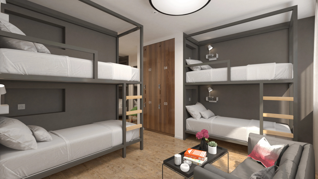 Bed in Dorm