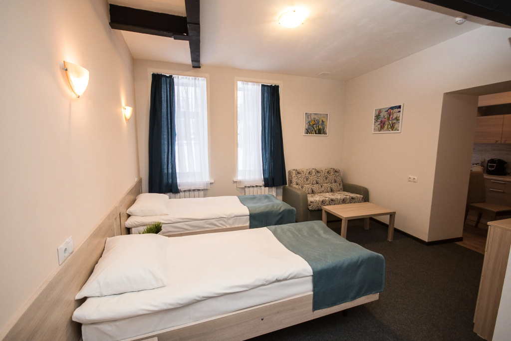 Family Double room with park view (full double bed)