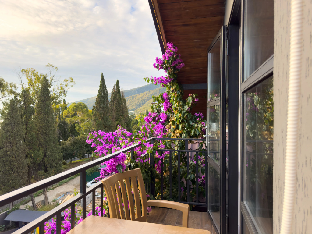 Трёхместный номер Супериор Плюс c 1 комнатой с балконом и с красивым видом из окна в Aimara