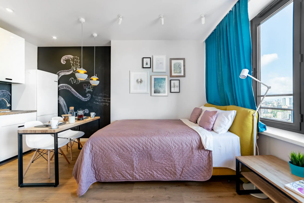Апартаменты SMART LOFTS | Aquamarine | Вид с 24 этажа на закат | ЖК бизнес-класса — фото