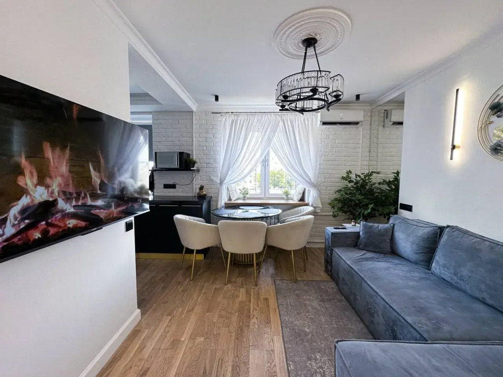 Квартира Top Rooms: Эксклюзивная евротрешка на Таганской — фото