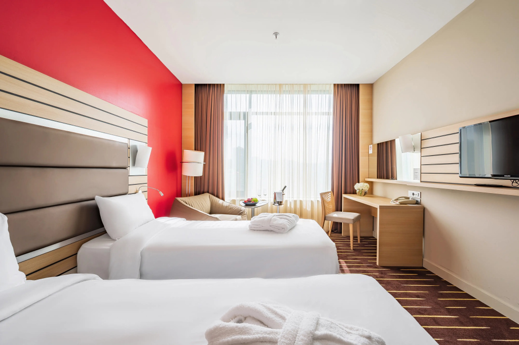 Mercure Sochi Center Hotel Room Type - Classic Double room with City View twin beds