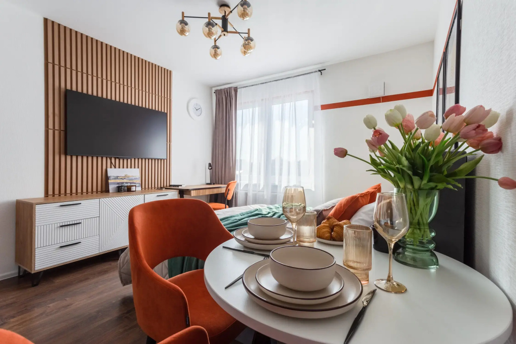 Квартира Уютная Eliza Home Рядом с Метро Автово — фото