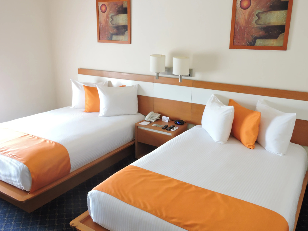 Standard Double room with city view twin beds