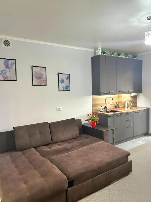 Квартира Уютная просторная Евродвушка с видом на гору - фото 17