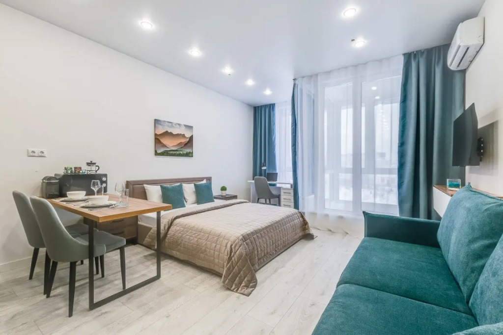 Апартаменты Представительский Люкс с Балконом и Красивым Видом Business Apartments — фото