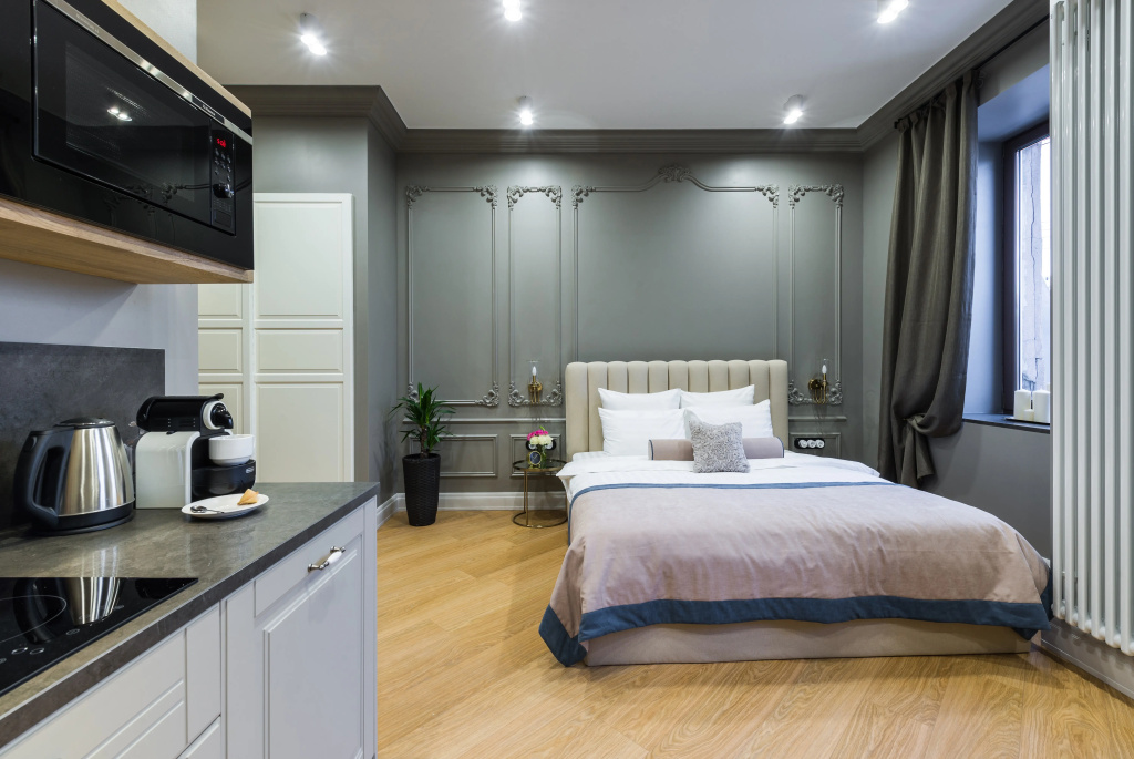 Апартаменты D apartments студия с выходом на террасу 3 — фото