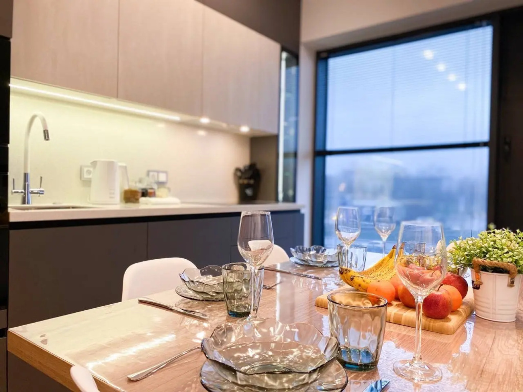 Отель Квартира KatrinRent Business Family Suite с Панорамными Окнами в Москве