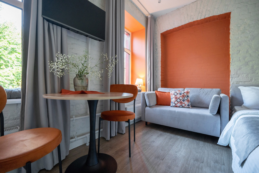 Двухместная студия Superior двуспальная кровать в Light house