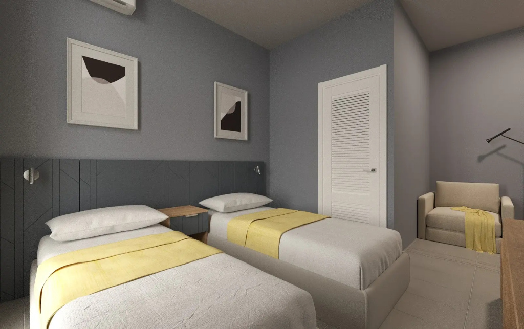 Superior Quadruple room with balcony
