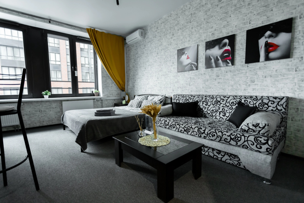 Апартаменты Lalapart Sunny Loft просторная студия в ЖК Савеловский Сити — фото