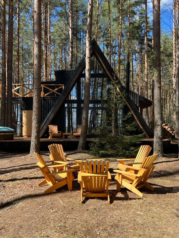 Quadruple Cottage Virta with balcony and with view