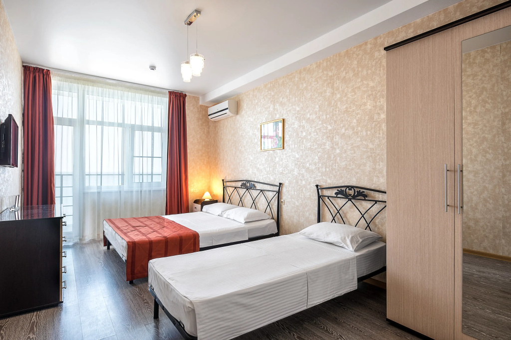 Comfort Building 1 Triple room with balcony and with sea view