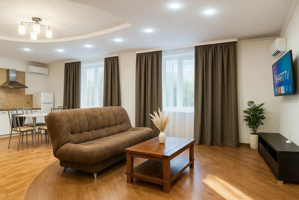 Квартира Уютная возле Аквапарка и Центра Казани от сети Rushouse — фото