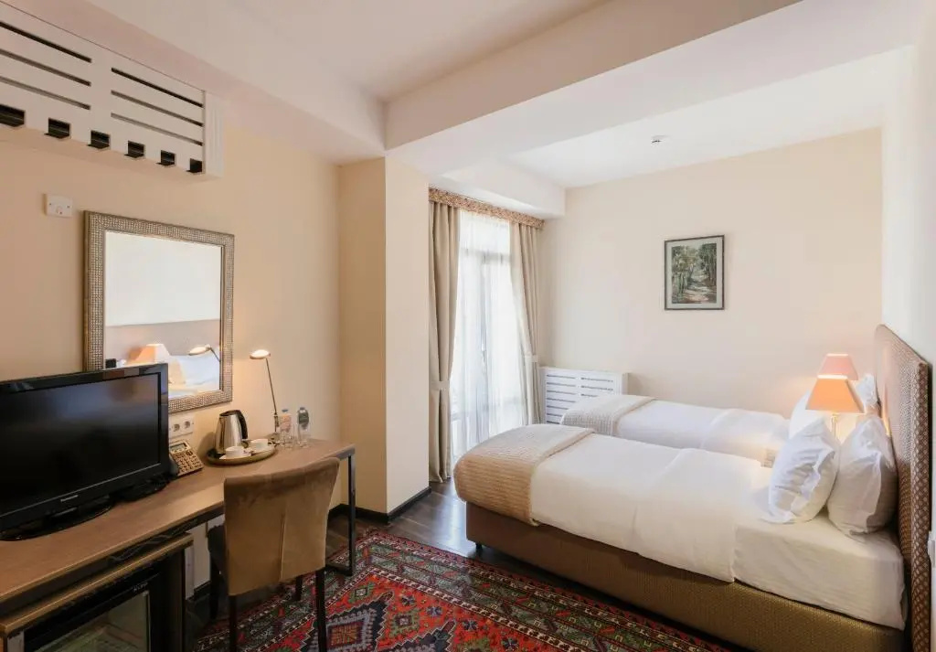 Standard Double room with balcony and with city view (twin beds)